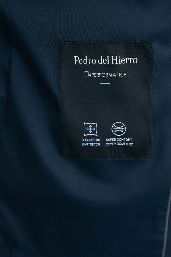 Pedro del Hierro Americana ojo de perdiz bi-stretch slim fit Azul
