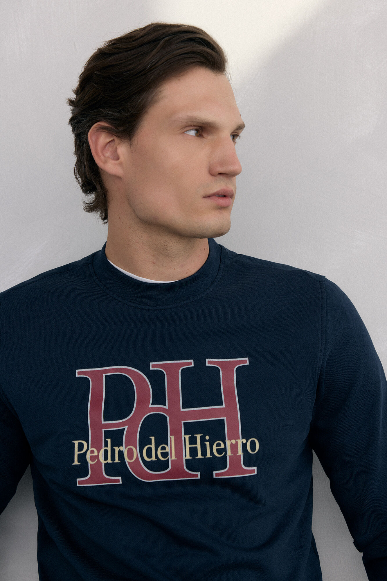 Pedro del Hierro Sudadera logo cuello caja
