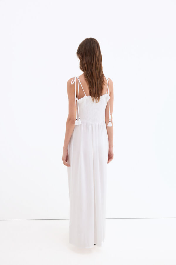 Pedro del Hierro Vestido beachwear Branco