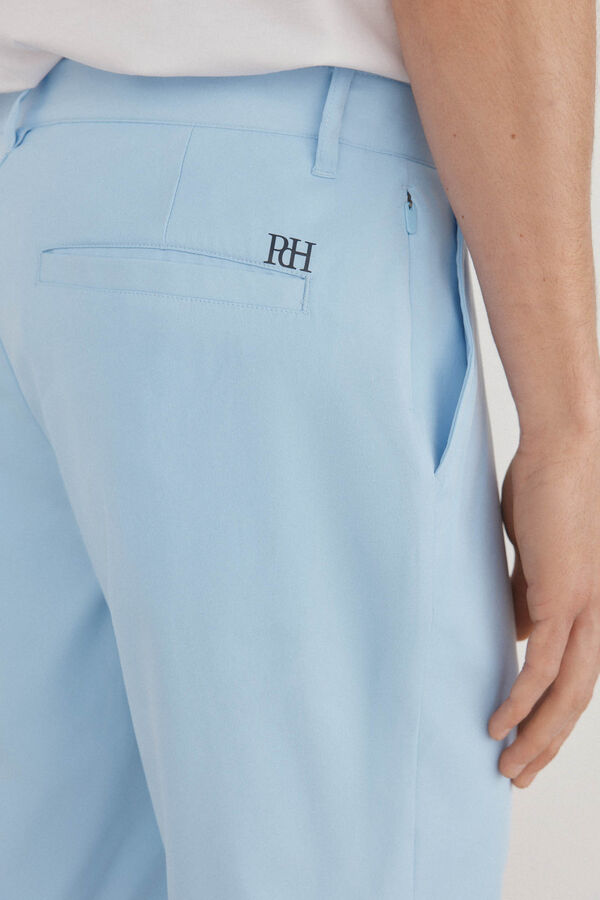 Pedro del Hierro Bermudas de golfe lisas Azul