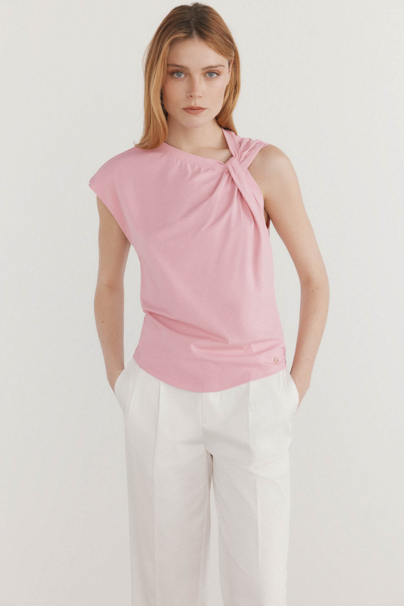 Pedro del Hierro Camiseta lisa nudo