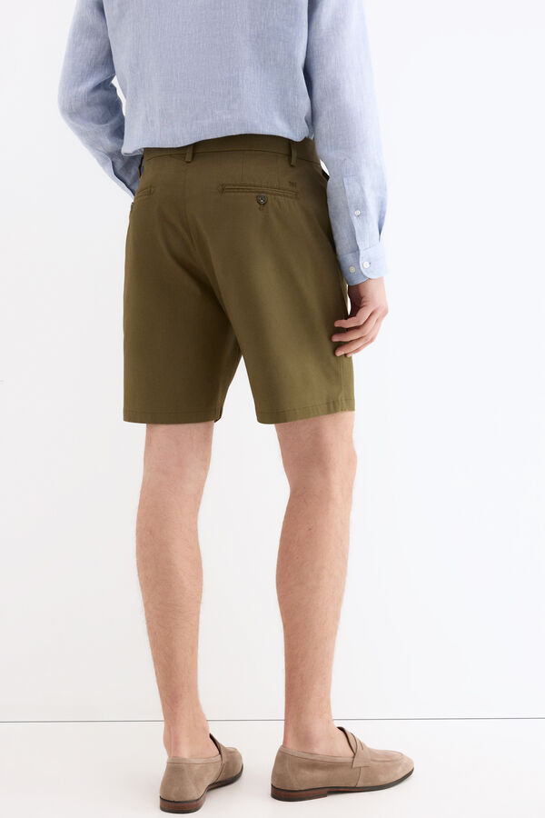 Pedro del Hierro Bermuda estruturada Verde