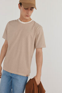 Pedro del Hierro Camiseta r&uacute;stica de rayas