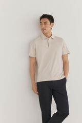 Pedro del Hierro Camisa polo mercerizada Beige