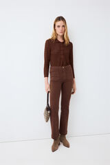Pedro del Hierro Jeans push up stovepipe Marrom