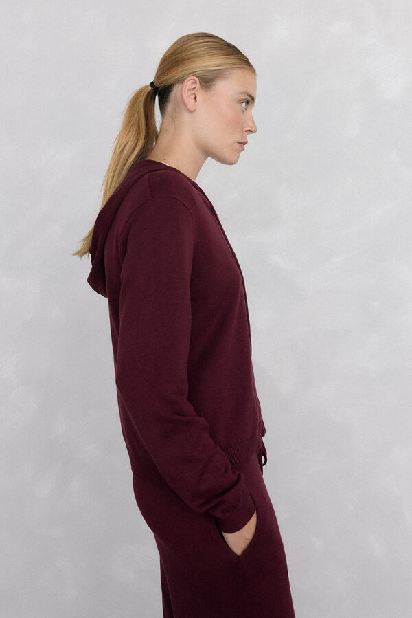 Pedro del Hierro capuz com malha para atividades f&iacute;sicas Bordeaux