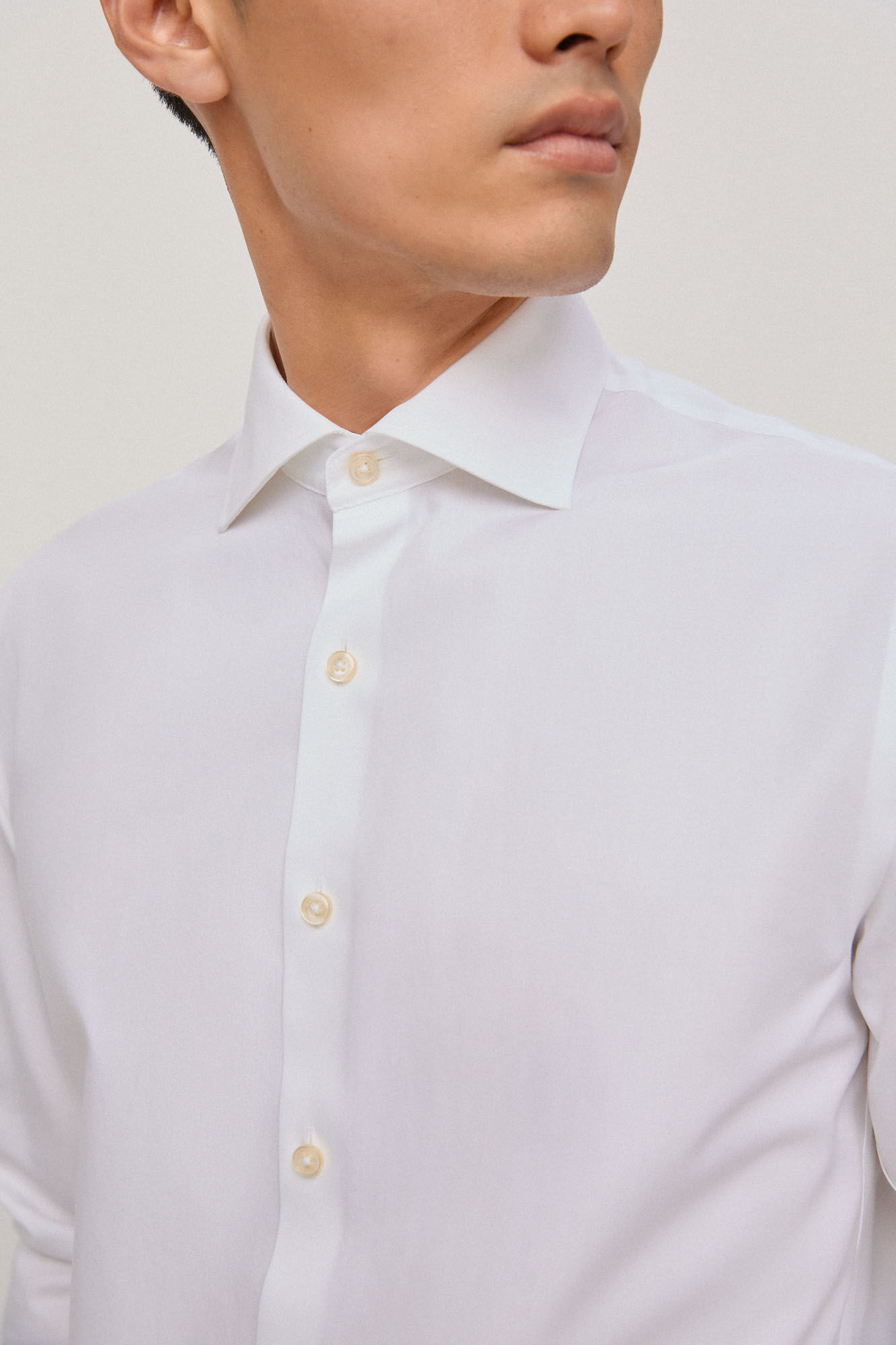 Pedro del Hierro Camisa vestir pu&ntilde;o gemelo non iron y antimanchas estructura lisa regular fit