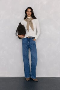 Pedro del Hierro Jersey cuello cisne b&aacute;sico ochitos