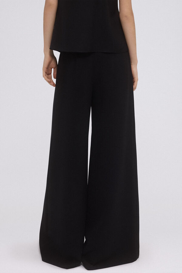 TFP by Tamara Falcó Pantalón ancho Negro