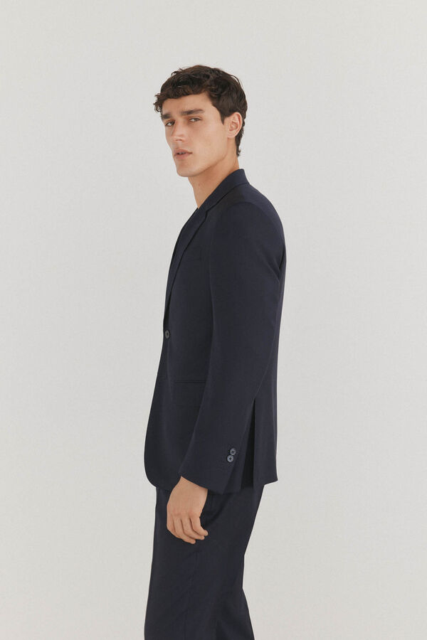 Pedro del Hierro Blazer azul-marinho slim fit Azul