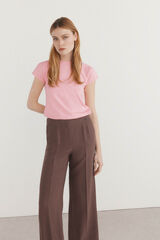 Pedro del Hierro Camiseta b&aacute;sica canal&eacute; Rosa