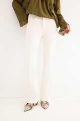 Pedro del Hierro Jeans push-up flare Ecru