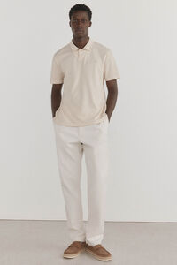 Pedro del Hierro Cal&ccedil;as cal&ccedil;as chino de algod&atilde;o e linho