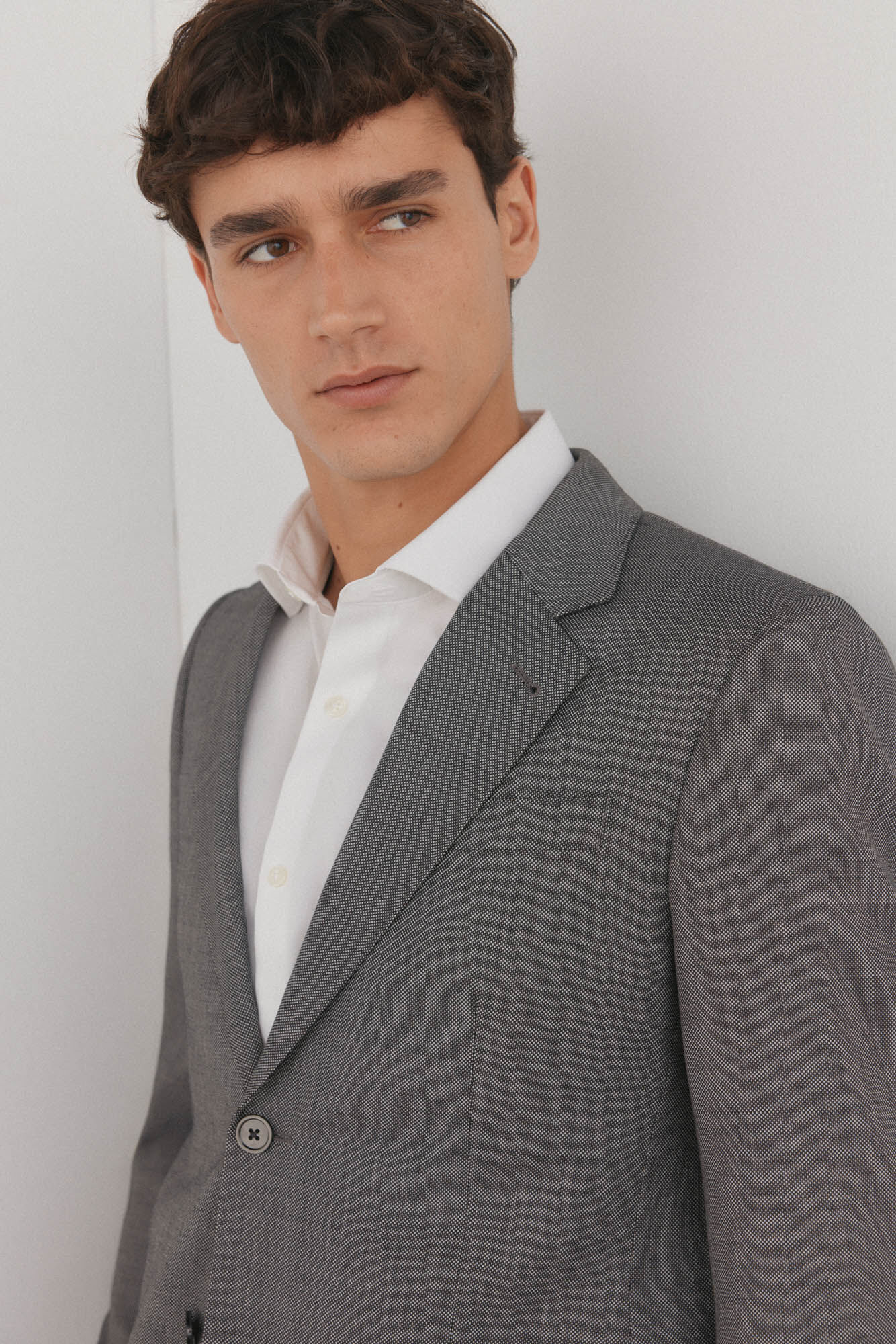 Pedro del Hierro Americana ojo de perdiz bi-stretch slim fit