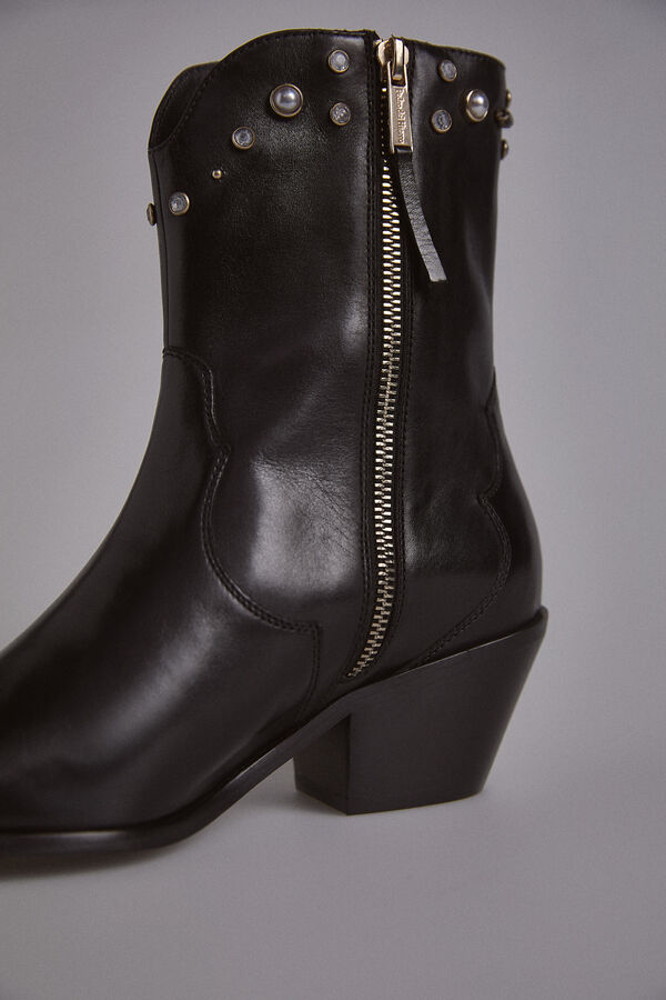 Pedro del Hierro Bota biker negra Negro