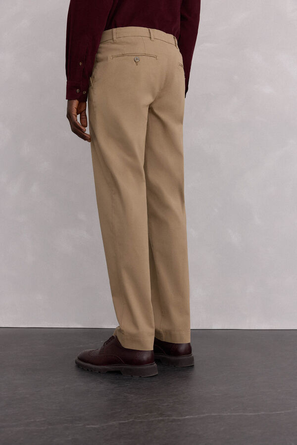 Pedro del Hierro Cal&ccedil;as cal&ccedil;as chino premium de regular fit Beige