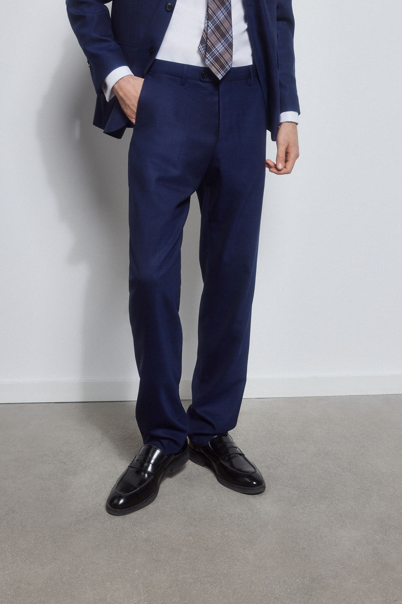 Pedro del Hierro Cal&ccedil;as quadrados tailored fit