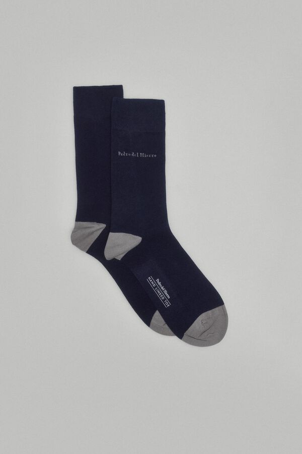 Pedro del Hierro Calcetin liso sport Azul