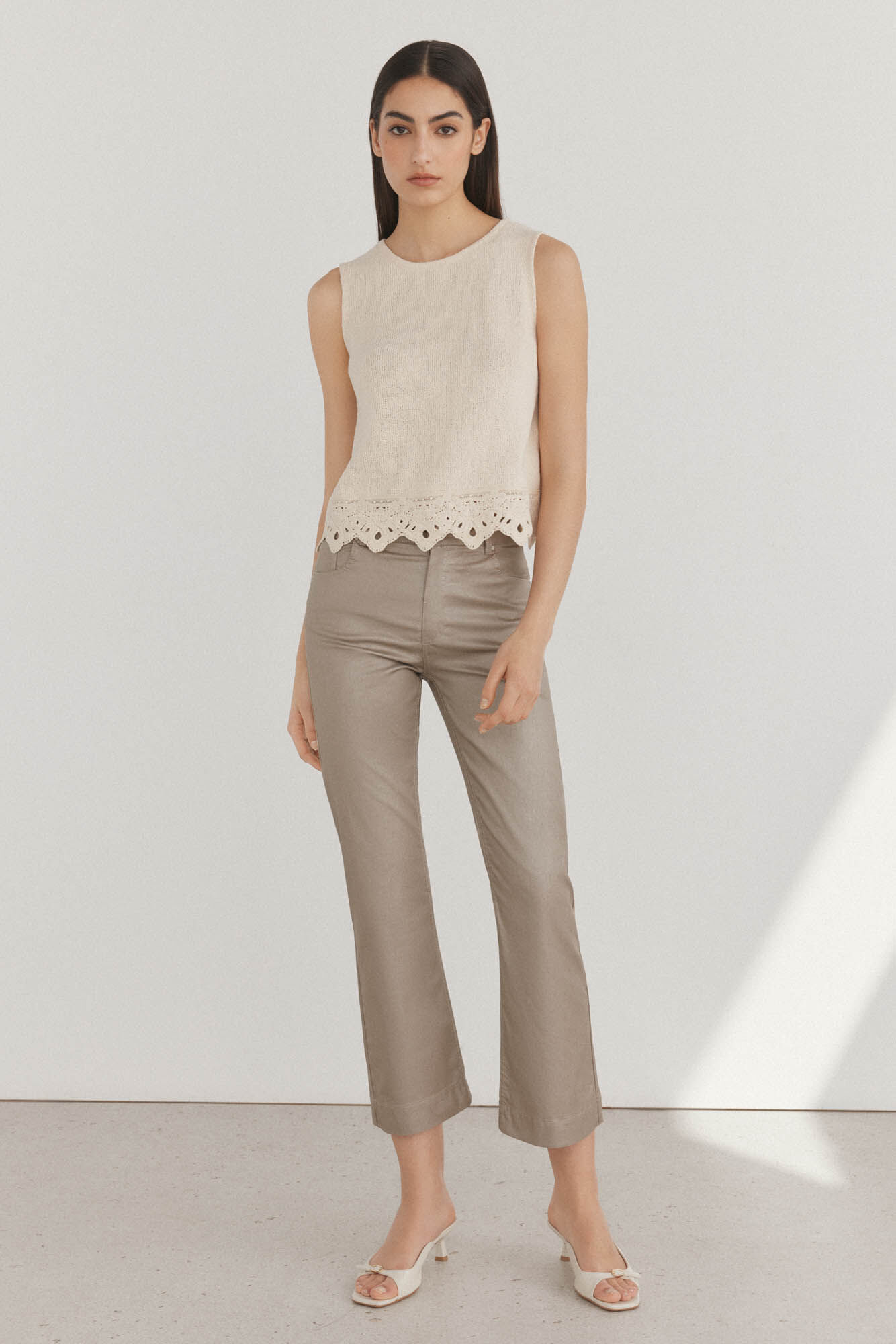 Pedro del Hierro Cal&ccedil;a jeans flare b&aacute;sica