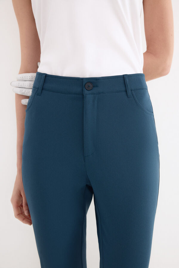 Pedro del Hierro Cal&ccedil;a t&eacute;cnica cinco bolsos Azul