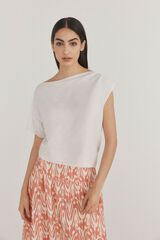 Pedro del Hierro Top asim&eacute;trico fluido Crudo