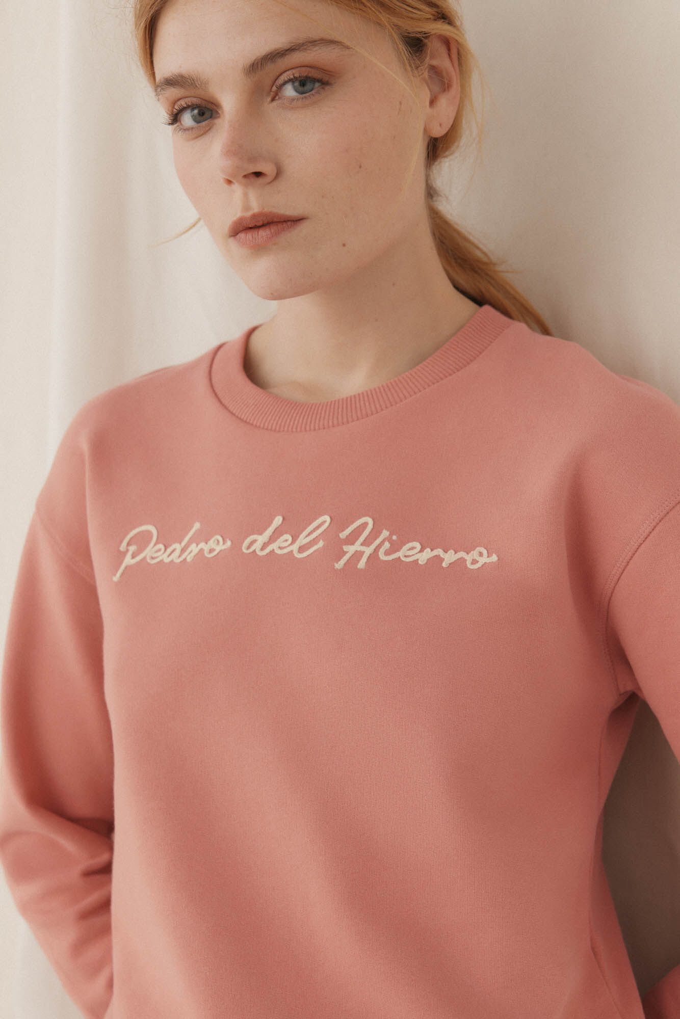 Pedro del Hierro Sudadera logo algod&oacute;n espa&ntilde;ol