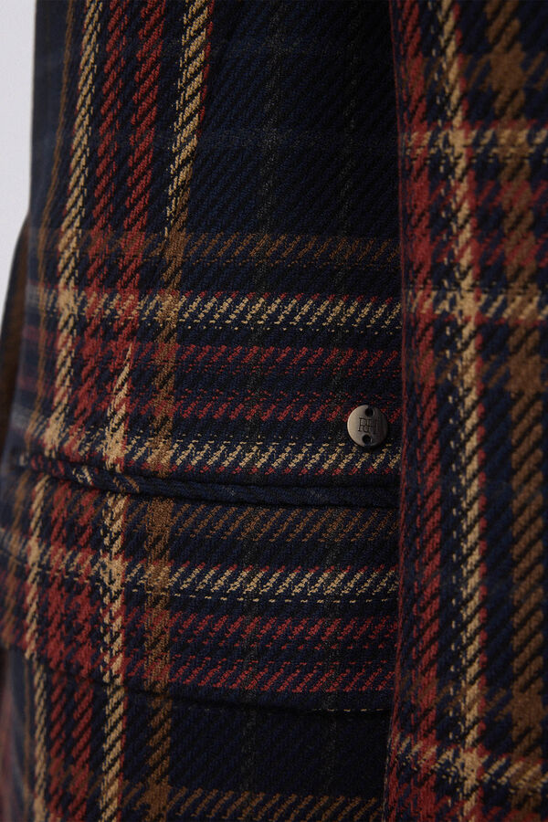 Pedro del Hierro Blazer traje cuadros Azul