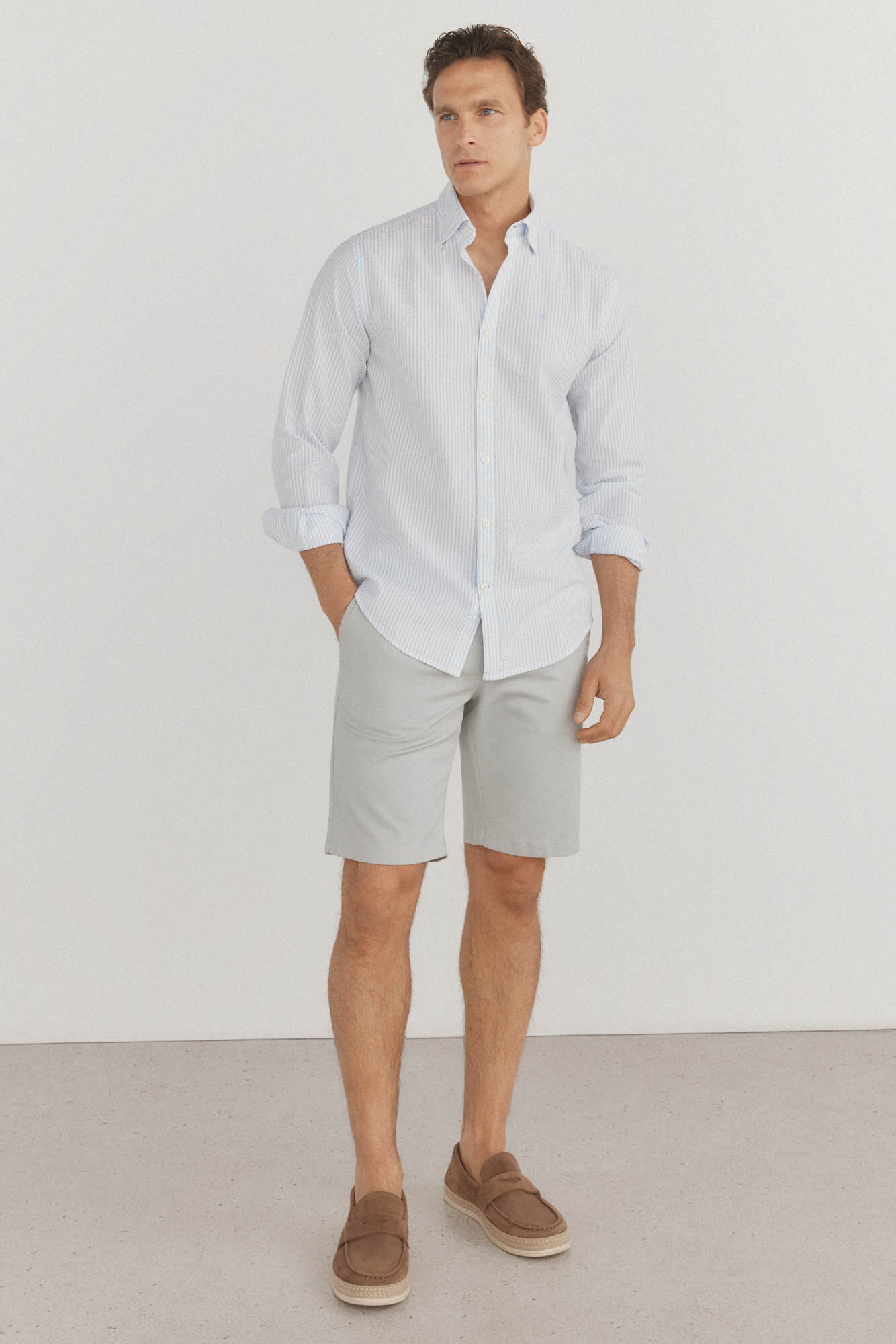 Pedro del Hierro Bermuda chino premium flex