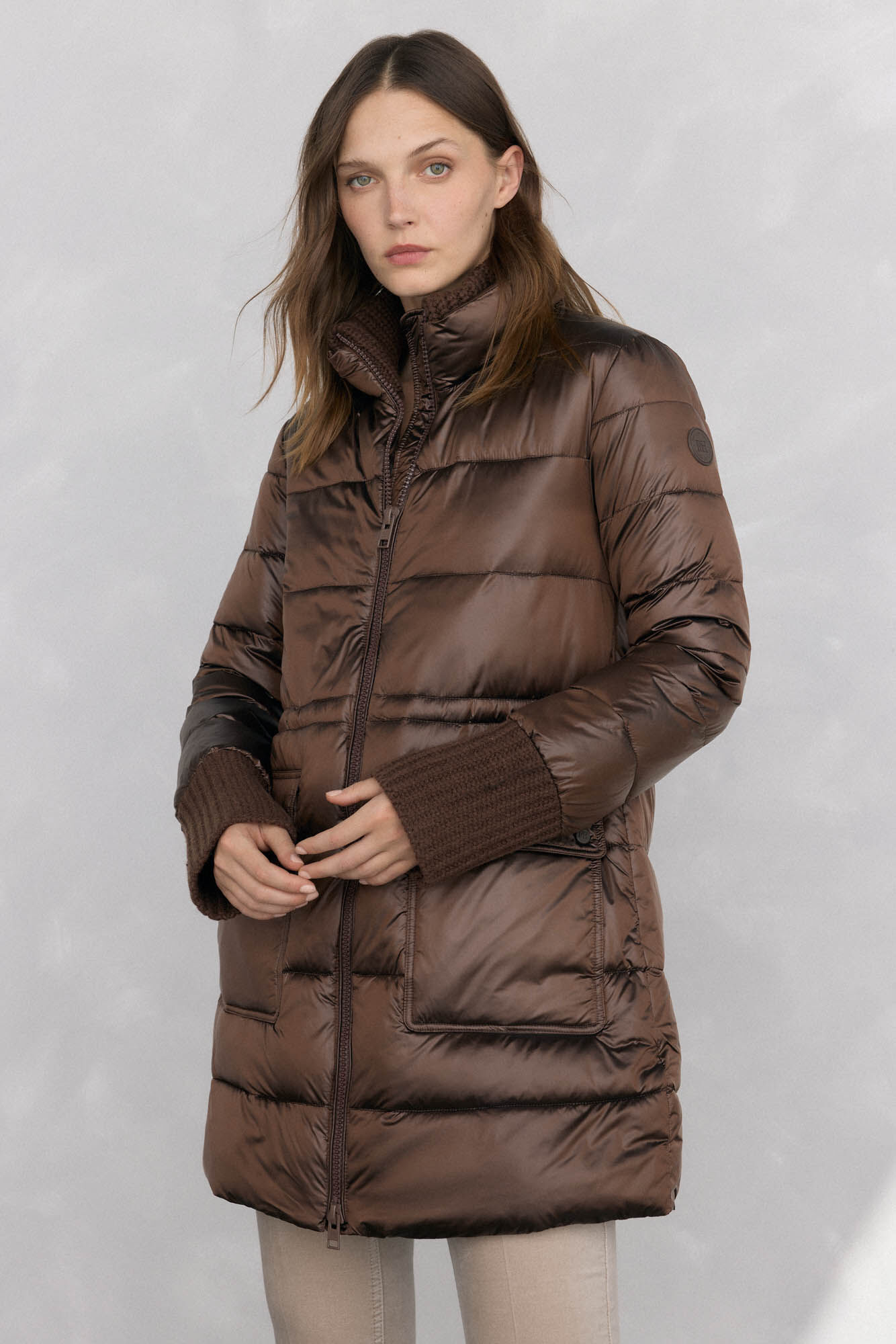 Pedro del Hierro Parka larga acolchada