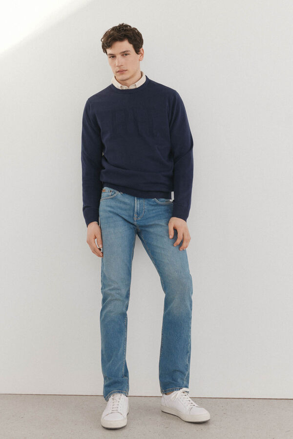 Pedro del Hierro Pantal&oacute;n vaquero premium flex slim fit Azul