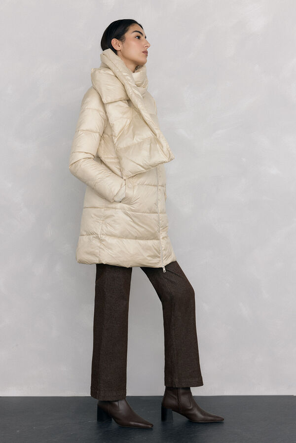Pedro del Hierro Parka longo Ecru