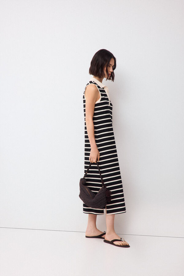 Pedro del Hierro Vestido cuello polo Gris