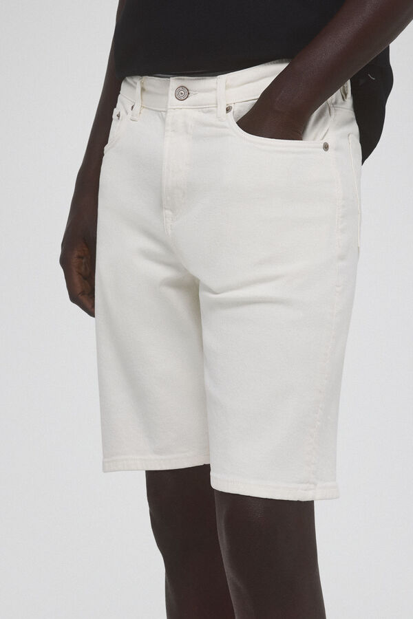 Pedro del Hierro Bermuda denim cor Branco