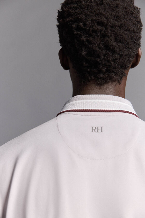 Pedro del Hierro Camisa polo de golfe liso Cizento