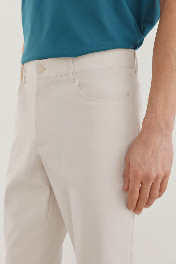 Pedro del Hierro Cal&ccedil;as de golfe de 5 bolsos Beige