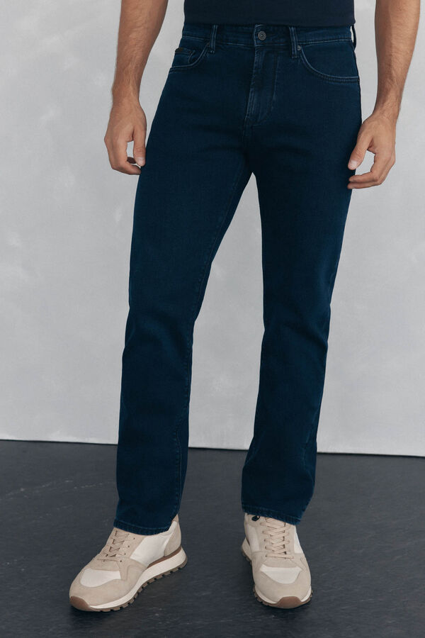 Pedro del Hierro Cal&ccedil;as de ganga premium flex regular fit Azul