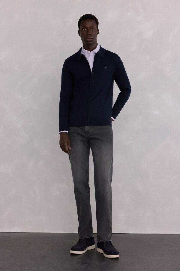 Pedro del Hierro Casaco de malha Azul