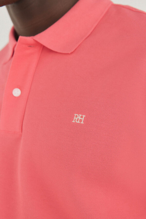 Pedro del Hierro Polo b&aacute;sico piqu&eacute; Coral