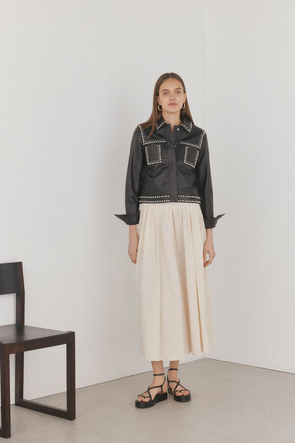 Pedro del Hierro Jaqueta cravejada Preto