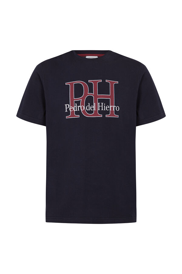 Pedro del Hierro Camiseta logo Azul