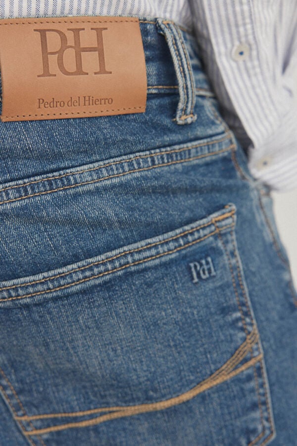 Pedro del Hierro Pantalón vaquero regular fit Azul