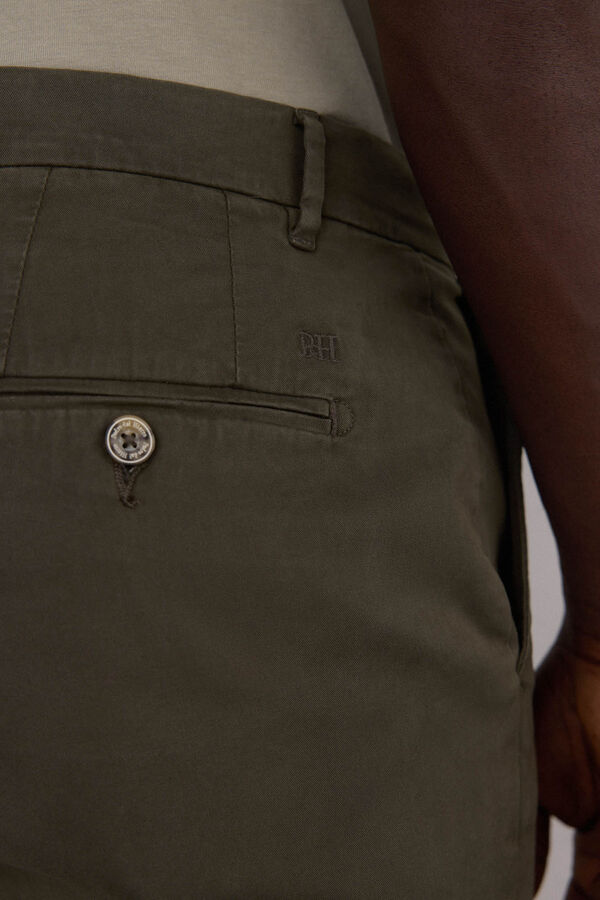 Pedro del Hierro Cal&ccedil;as cal&ccedil;as chino premium de regular fit Verde