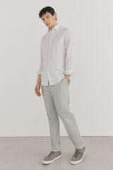 Pedro del Hierro Calça calças chino leve de borracha Verde