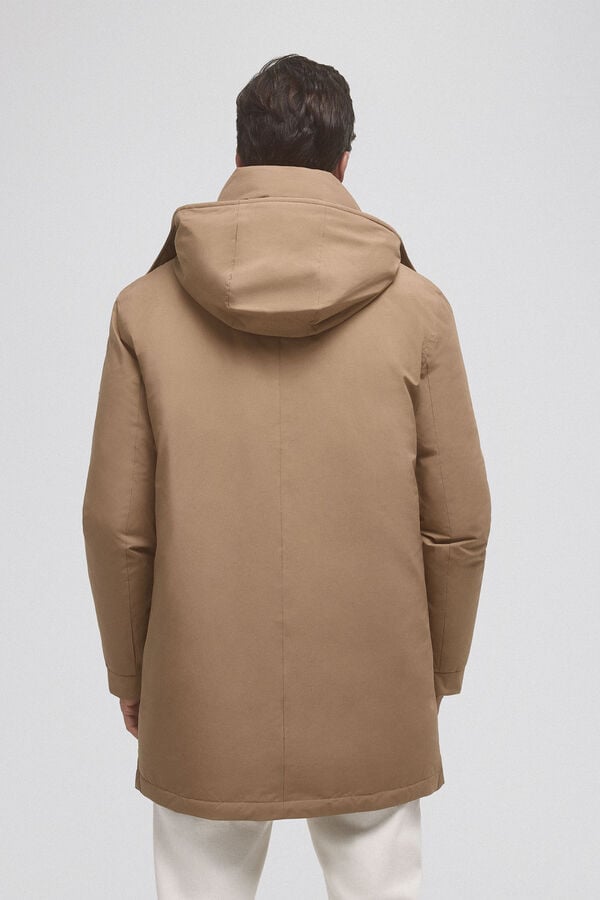 Pedro del Hierro Parka com remov&iacute;vel Beige