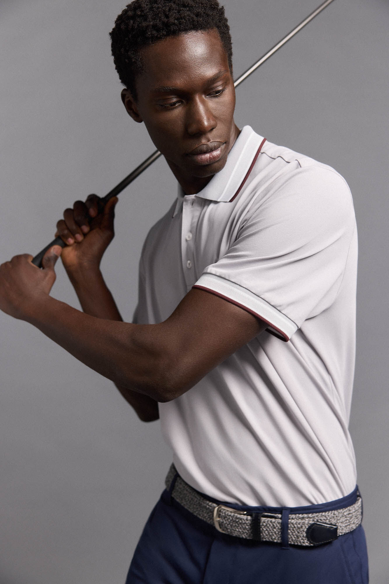 Pedro del Hierro Camisa polo de golfe liso