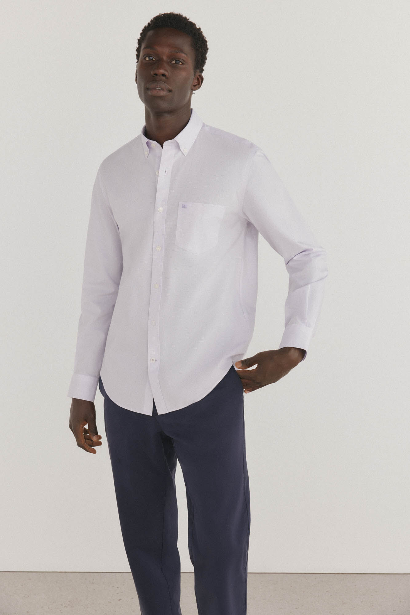 Pedro del Hierro Camisa non iron + antimanchas cuadros
