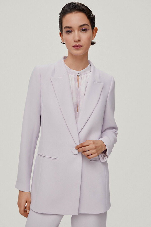 TFP by Tamara Falcó Amparo Blazer cuello solapa Morado