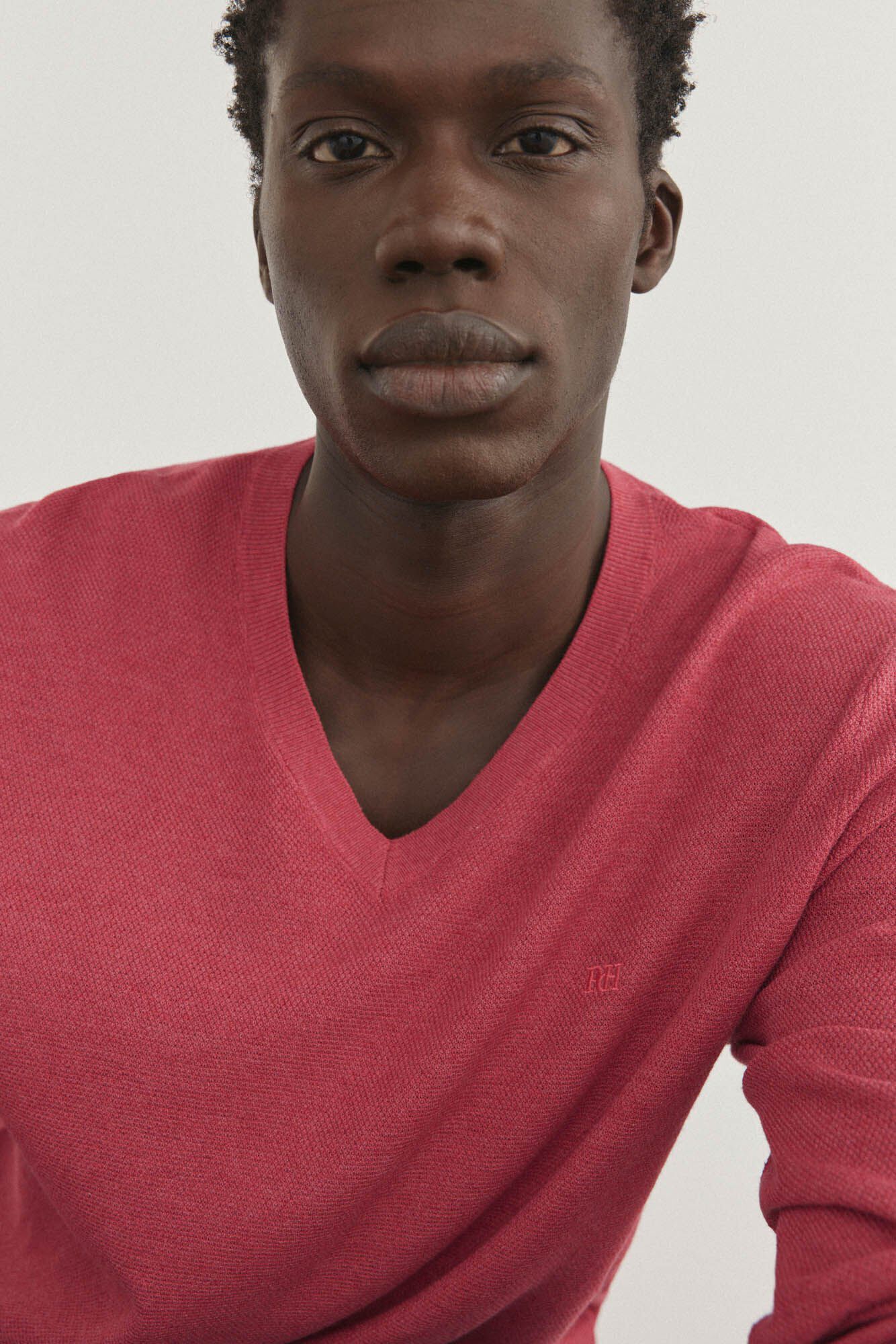 Pedro del Hierro Camisola lisa com decote em V