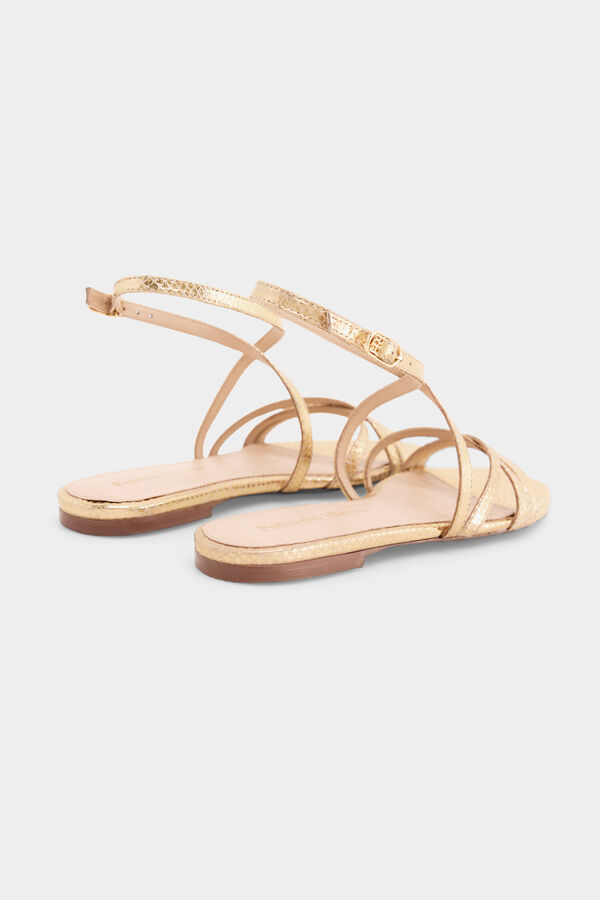 Pedro del Hierro Sand&aacute;lia dourada Amarelo