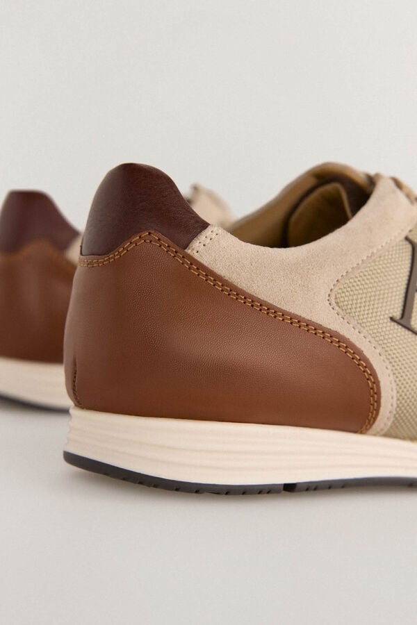 Pedro del Hierro Zapatilla icono piso goma Marr&oacute;n